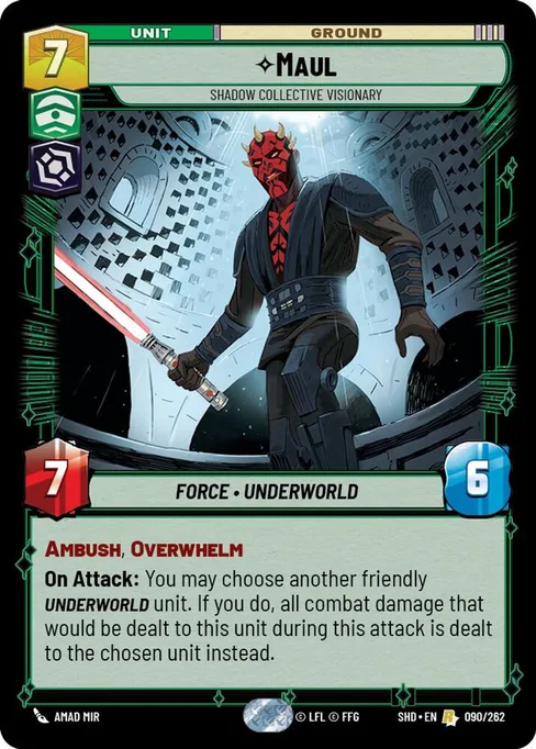 Maul — Shadow Collective Visionary, Shadows of the Galaxy #090F