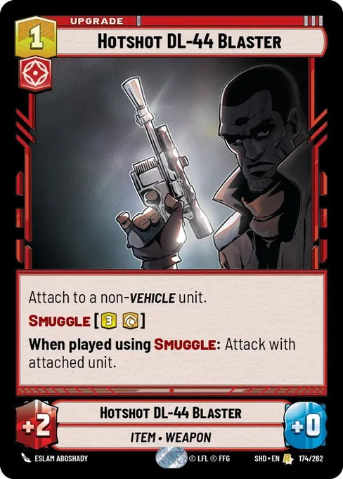 Hotshot DL-44 Blaster, Shadows of the Galaxy #174