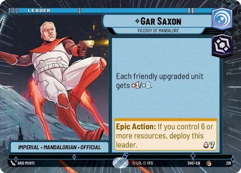 Gar Saxon — Viceroy of Mandalore, Shadows of the Galaxy #281
