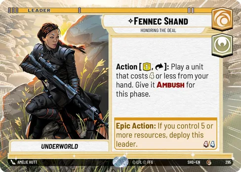 Fennec Shand — Honoring the Deal, Shadows of the Galaxy #295