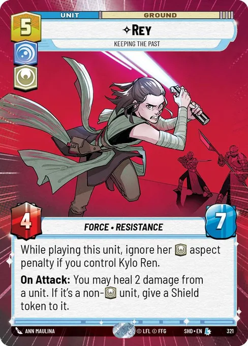 Rey — Keeping the Past, Shadows of the Galaxy #321F