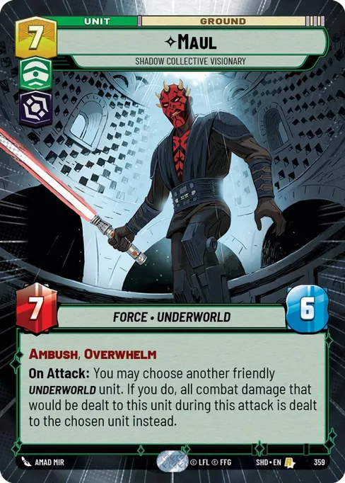 Maul — Shadow Collective Visionary, Shadows of the Galaxy #359F