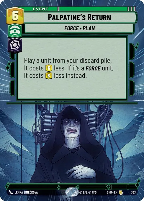 Palpatine's Return, Shadows of the Galaxy #363F
