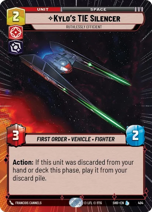 Kylo's TIE Silencer — Ruthlessly Efficient, Shadows of the Galaxy #404F