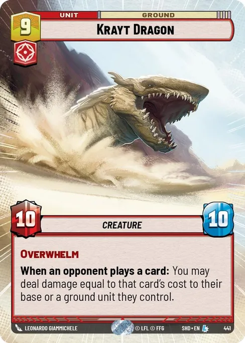 Krayt Dragon, Shadows of the Galaxy #441F