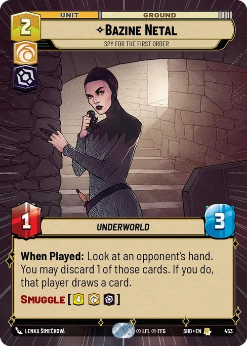 Bazine Netal — Spy for the First Order, Shadows of the Galaxy #453F