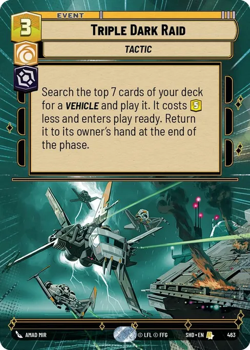 Triple Dark Raid, Shadows of the Galaxy #463F