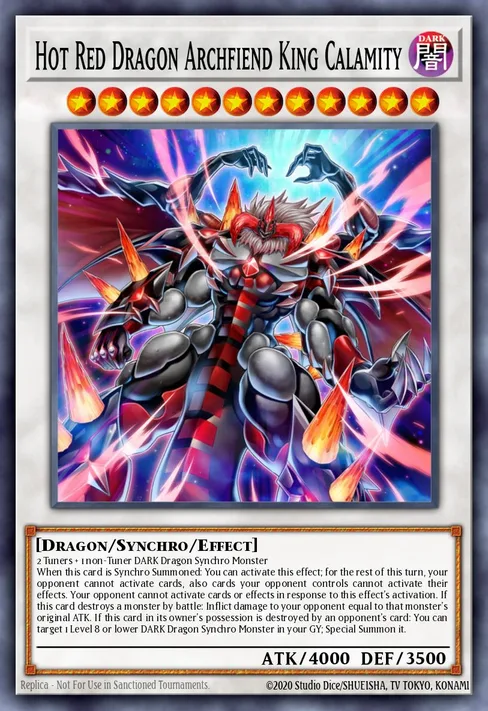 Hot Red Dragon Archfiend King Calamity, Shining Victories #SHVI-EN097