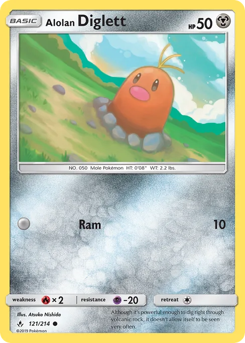 Alolan Diglett, Unbroken Bonds #121