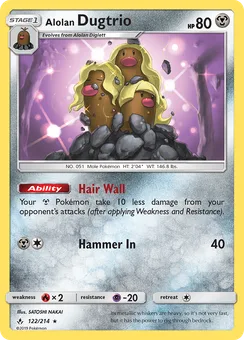 Alolan Dugtrio, Normal
