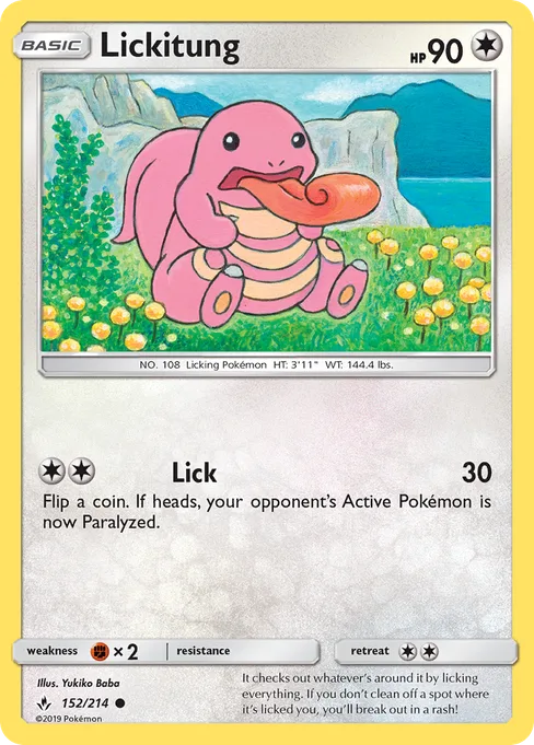 Lickitung, Unbroken Bonds #152
