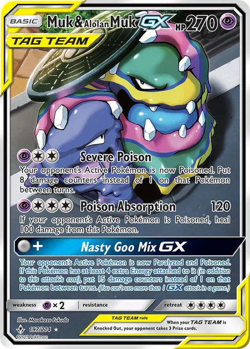 Muk & Alolan Muk-GX, Unbroken Bonds #197