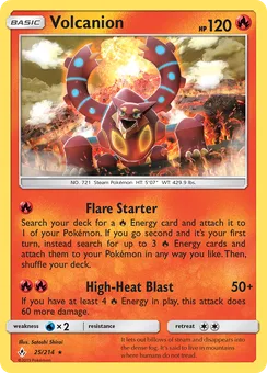 Volcanion, Holofoil