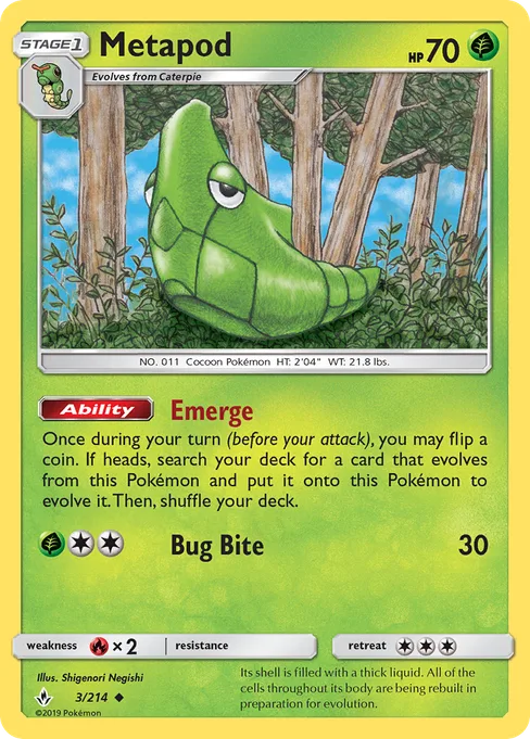 Metapod, Unbroken Bonds #3