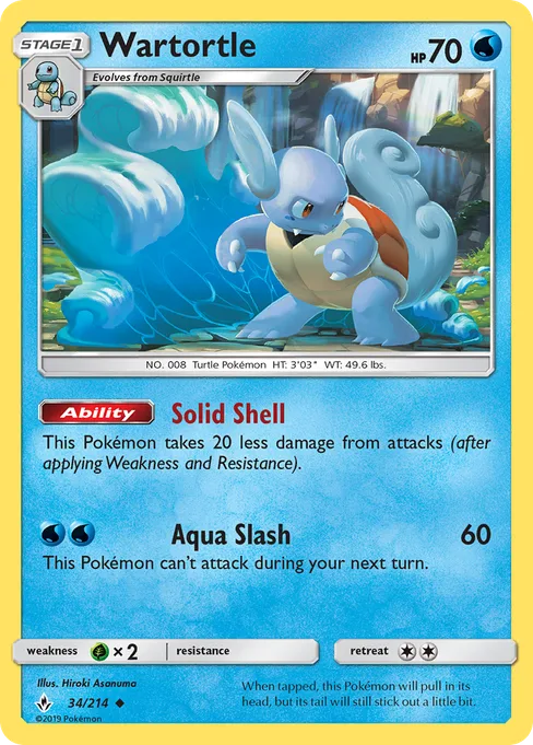 Wartortle, Unbroken Bonds #34