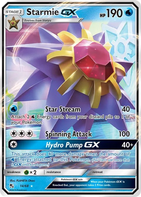 Starmie-GX, Hidden Fates #14