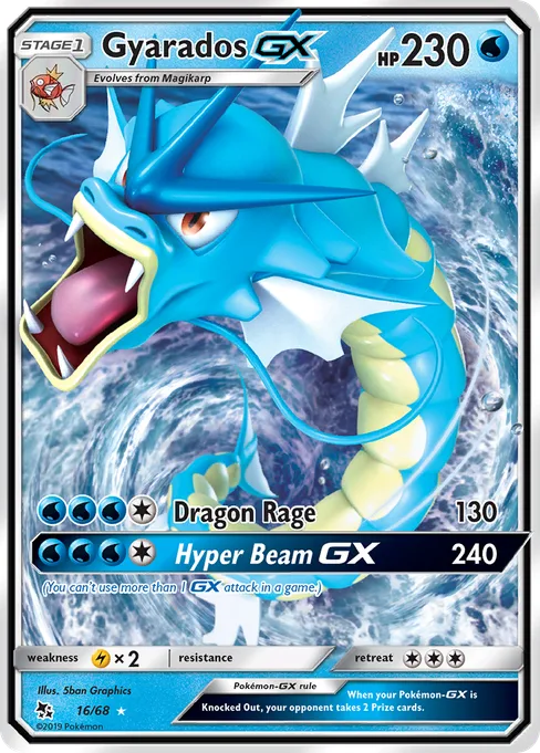 Gyarados-GX, Hidden Fates #16