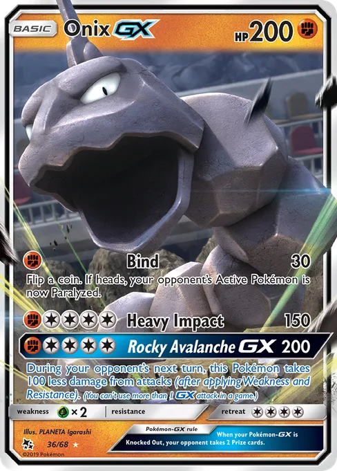 Onix-GX, Hidden Fates #36