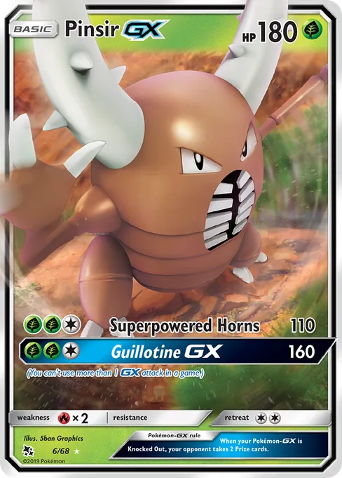 Pinsir-GX, Hidden Fates #6