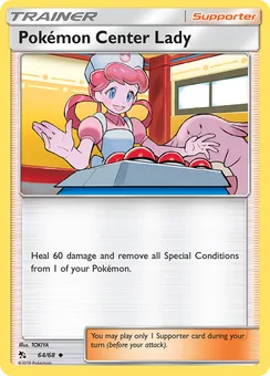 Pokémon Center Lady, Normal