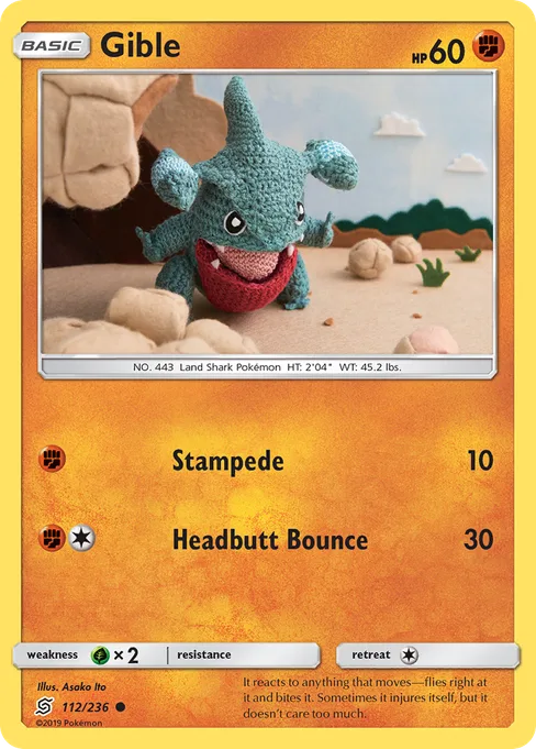 Gible, Unified Minds #112