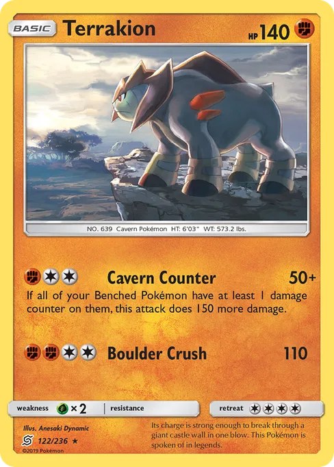 Terrakion, Unified Minds #122