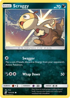 Scraggy, Normal