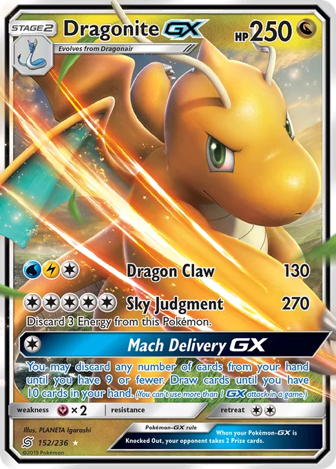 Dragonite-GX, Unified Minds #152