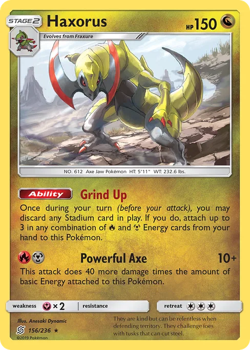 Haxorus, Unified Minds #156