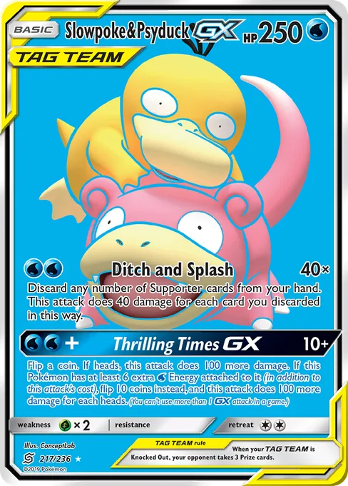 Slowpoke & Psyduck-GX, Unified Minds #217