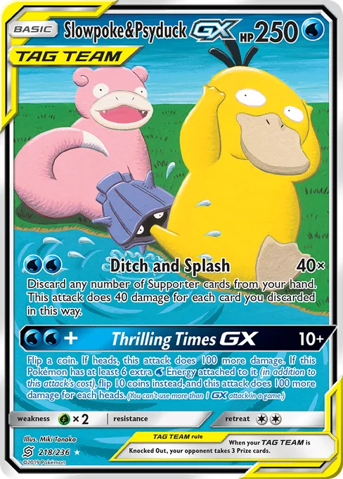Slowpoke & Psyduck-GX, Unified Minds #218
