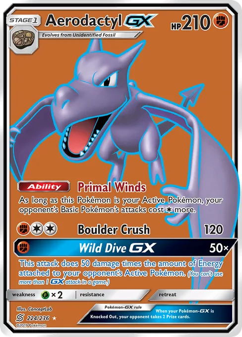 Aerodactyl-GX, Unified Minds #224