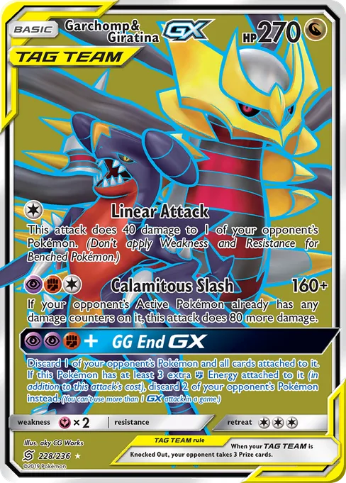 Garchomp & Giratina-GX, Unified Minds #228