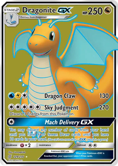 Dragonite-GX, Unified Minds #229