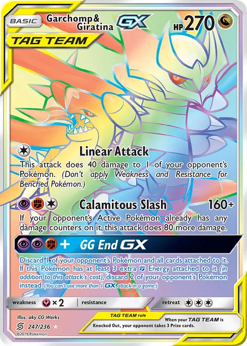 Garchomp & Giratina-GX, Unified Minds #247
