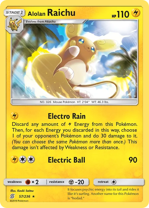 Alolan Raichu, Unified Minds #57