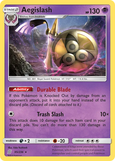 Aegislash, Unified Minds #95