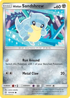 Alolan Sandshrew, Normal