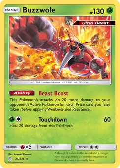 Buzzwole, Holofoil