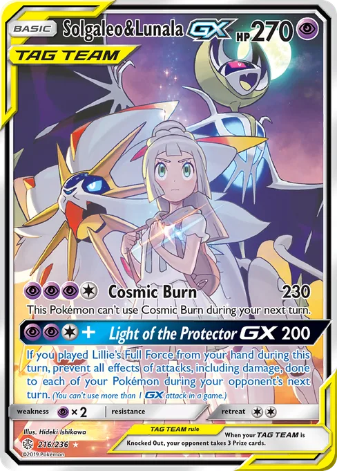 Solgaleo & Lunala-GX, Cosmic Eclipse #216