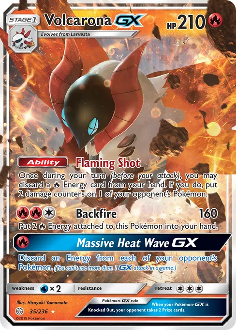 Volcarona-GX, Cosmic Eclipse #35