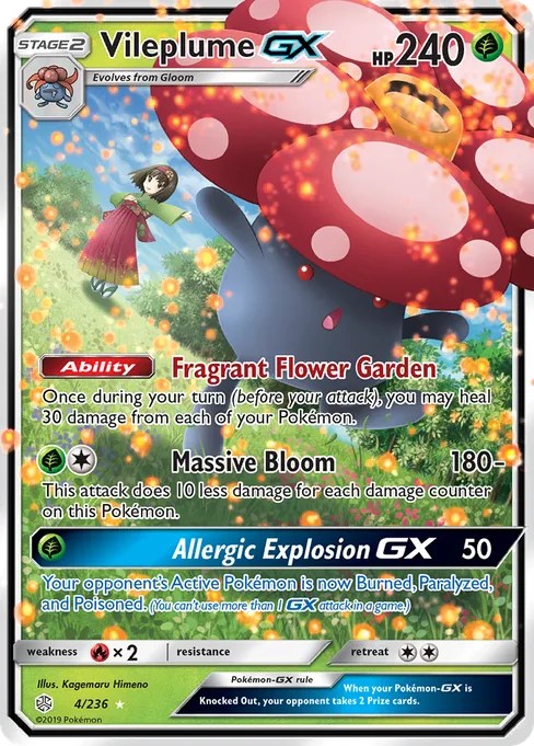 Vileplume-GX, Cosmic Eclipse #4