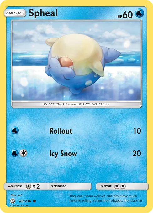 Spheal, Cosmic Eclipse #49