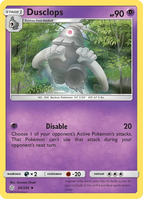 Dusclops, Cosmic Eclipse #84
