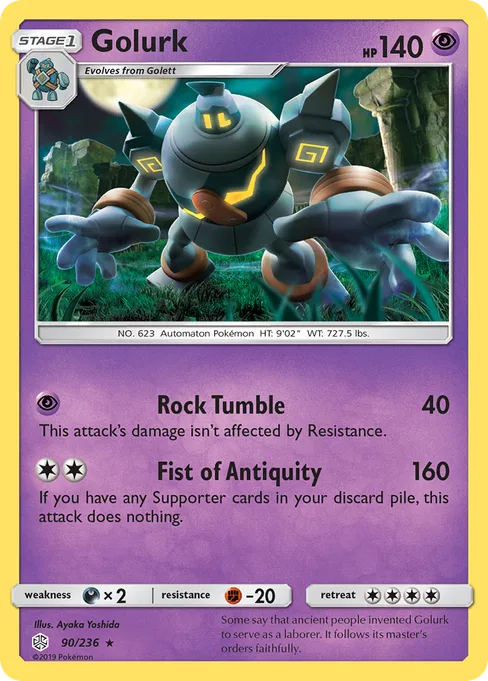 Golurk, Cosmic Eclipse #90