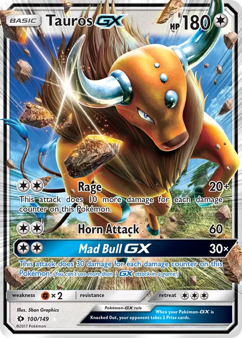 Tauros-GX, Sun & Moon #100