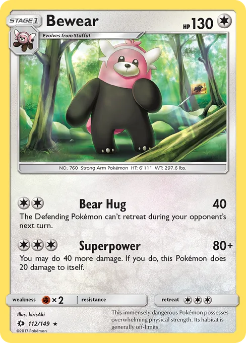 Bewear, Sun & Moon #112