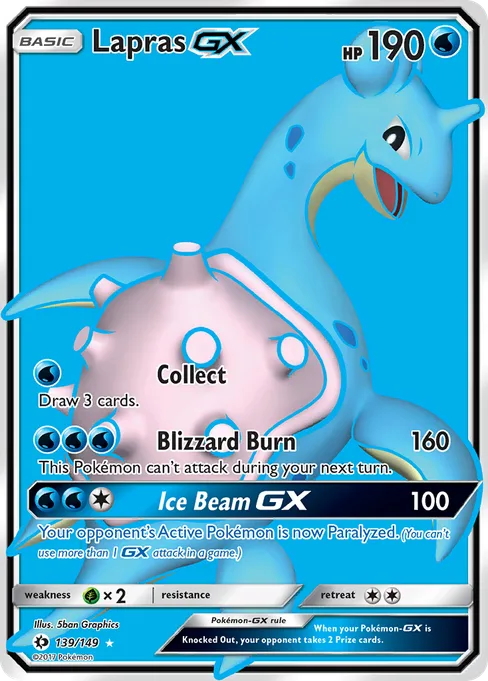 Lapras-GX, Sun & Moon #139