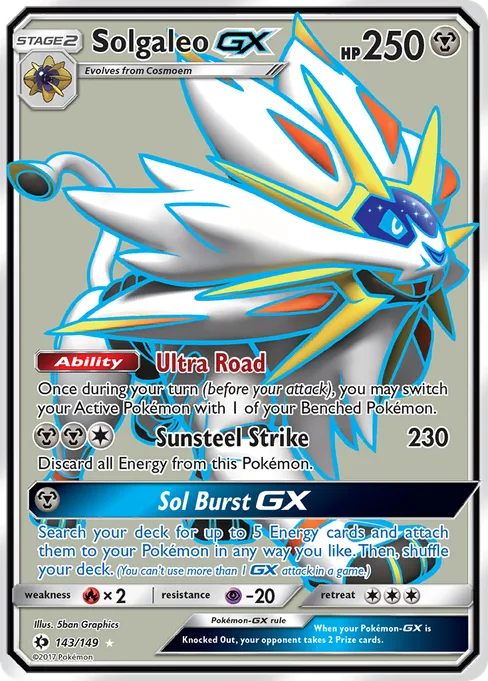 Solgaleo-GX, Sun & Moon #143