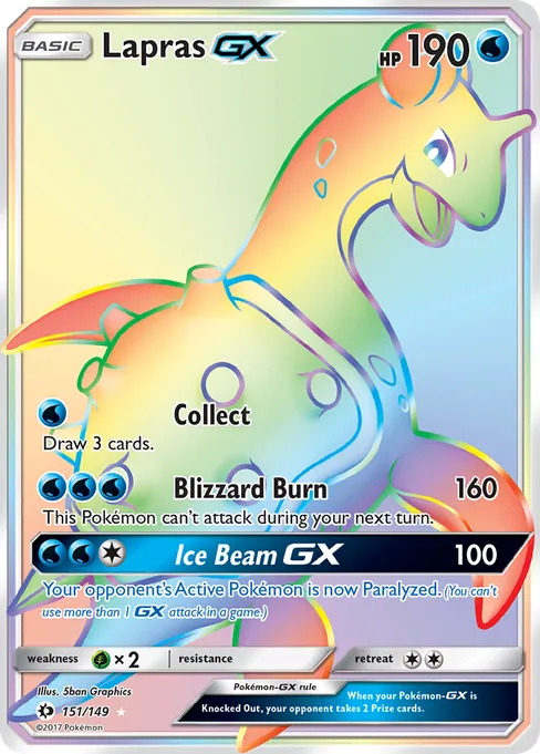 Lapras-GX, Sun & Moon #151